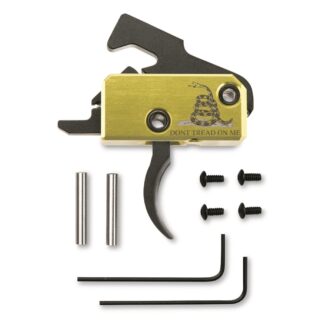 RISE Armament "Don't Tread on Me" RA-140 AR-15 Curved Super Sport Drop-in Trigger, Single Stage