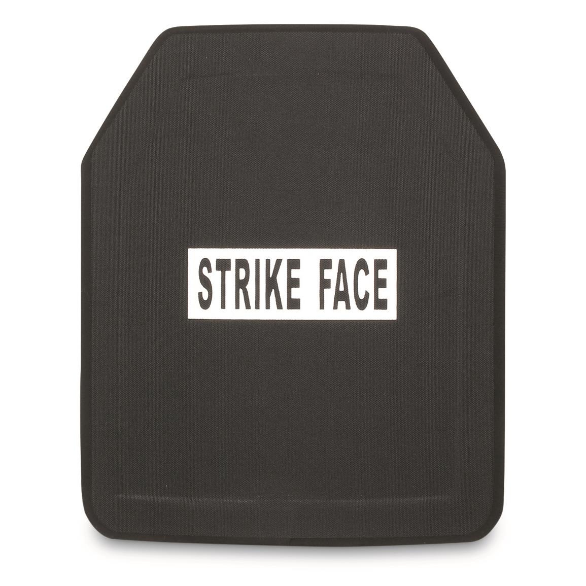Valor Standard Level III NIJ Certified Ballistic Hard Plate, Shooters Cut 10" x 12"