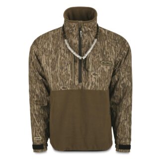 Drake Waterfowl Men's MST Guardian Eqwader Flex Fleece Quarter-Zip Pullover