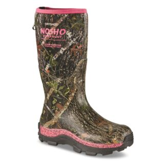 DryShod Women's NOSHO Ultra Hunt Camo Neoprene Rubber Winter Hunting Boots, -50°F