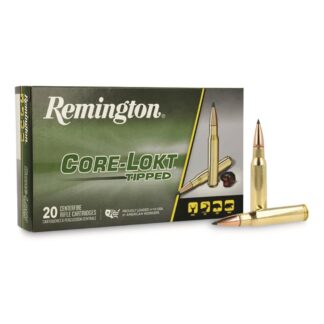 Remington Core-Lokt Tipped, .308 Winchester, Polymer Tip, 165 Grain, 20 Rounds