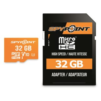 SPYPOINT 32GB Micro SDHC Card and Adapter