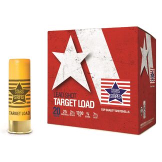 Stars and Stripes Target Loads, 20 Gauge, 2 3/4", 7/8 oz., 250 Rounds