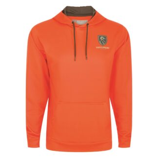Drake Men's Performance Hoodie, Blaze Orange