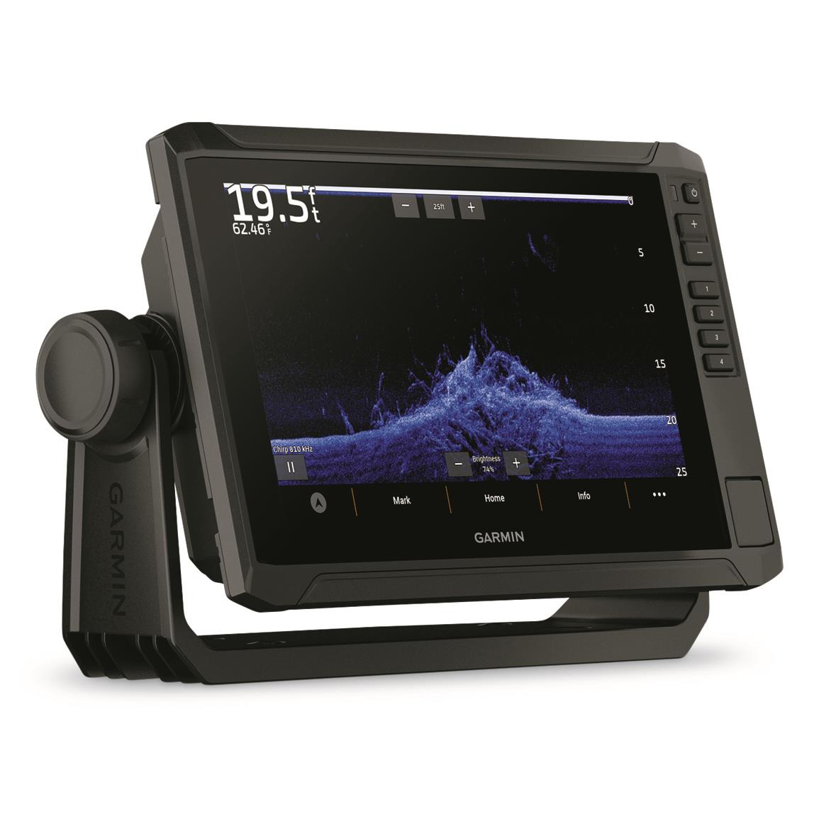 Garmin ECHOMAP UHD2 93sv Fishfinder Chartplotter, GT56 Transducer, U.S. Inland Maps