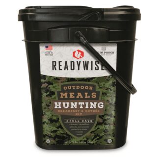 ReadyWise Hunting Bucket Cook-in-Pouch Meals, 37.5 Servings