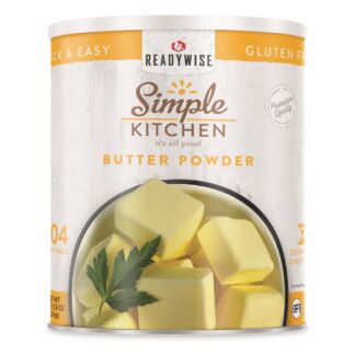 Readywise Butter Powder, 204 Servings, #10 Can