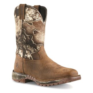 Rocky Men's Hi-Wire 11" Pull On Waterproof Work Boots