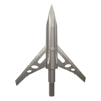 NAP Verdict Aluminum 2-Blade Mechanical Broadheads, 100 Grain, 3 Pack
