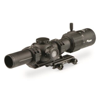 SIG SAUER TANGO-MSR LPVO 1-6x24mm Rifle Scope, SFP BDC6 Illuminated Reticle, with Mount