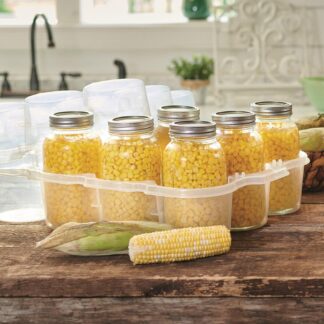 Roots & Harvest by LEM Canning SafeCrate Quart Jars