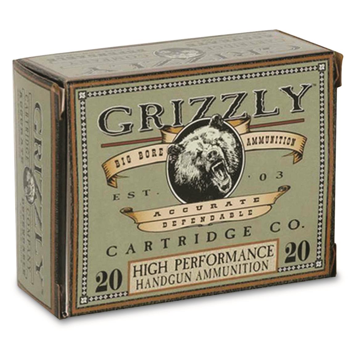 Grizzly Cartridge Co. High Performance Handgun, .357 Magnum, WLNGC, 200 Grain, 20 Rounds