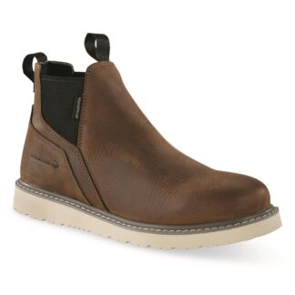 Wolverine Men's Trade Wedge Waterproof Romeo Slip-on Work Boots