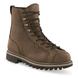 Guide Gear Men's 2.0 Lace to Toe 8" Waterproof Insulated Hunting Boots, 400 Gram