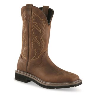Guide Gear Men's Western Work 2.0 Pull-On Work Boots, Square Toe