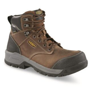 KEEN Utility Men's Evanston 6" Waterproof Carbon Fiber Safety Toe Work Boot