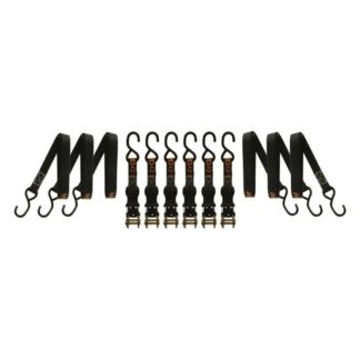 Muddy 1" x 14' Ratchet Straps, 6 Pack