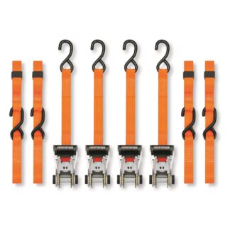 SmartStraps Ratchet X 14' 3,000-lb. Ratchet Tie Down, 4 Pack