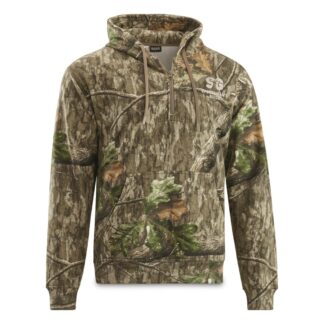 Sportsman's Guide Quarter-Zip Pullover Camo Hoodie, Mossy Oak Country Roots Camo
