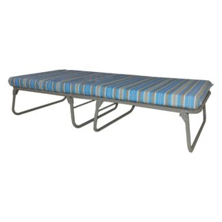 Blantex XK5-XL Extra Wide Extra Long Foldable Steel Bed with 3″ Foam Mattress