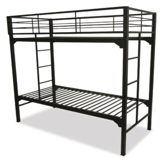 Blantex UNI200SQ University Bunk Bed with Built in Ladder and 2 Guardrails