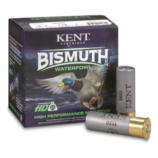Kent Bismuth Waterfowl, 12 Gauge, 3", 1 3/8 oz., #4 Shotshells, 25 Rounds