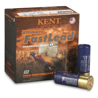 Kent Ultimate Fast Lead Shotshells, 12 Gauge, 2 3/4", 1 1/2 oz., 25 Rounds