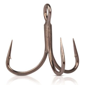 Mustad 4.8 AlphaPoint In-Line Triple Grip® Treble Hooks, 6 Pack