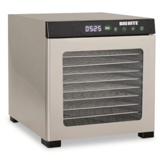 LEM Big Bite 10-Tray Stainless Steel Dehydrator