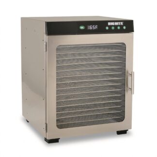 LEM Big Bite 16-Tray Stainless Steel Dehydrator