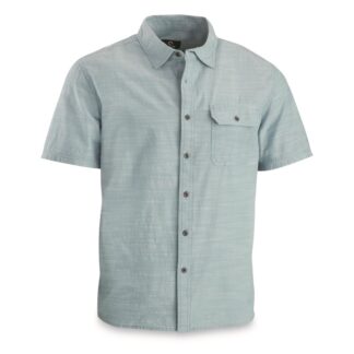 Guide Gear Men’s Solid Short Sleeve Button Up Shirt