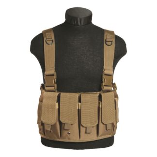 Mil-Tec Mag Carrier Chest Rig, Coyote