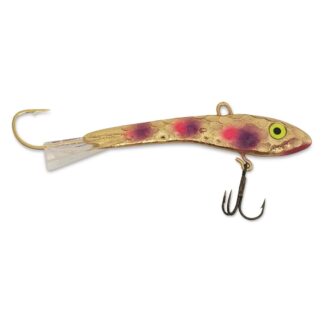 Moonshine Lures Shiver Minnow, Hammered Gold Custom