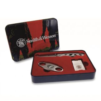 Smith & Wesson Cigar Cutter, Lighter and Knife Combo