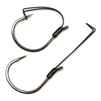 Gamakatsu Finesse Wide Gap Weedless Hooks, 5 pack
