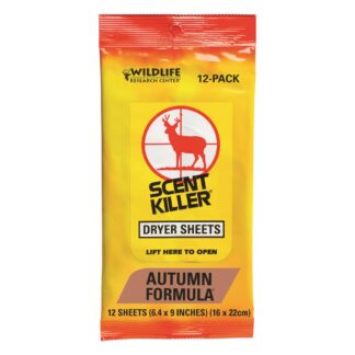 Wildlife Research Center Scent Killer Autumn Formula Dryer Sheets