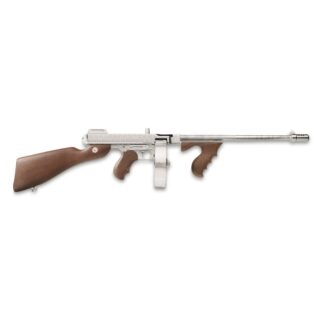 Auto Ordnance 1927A-1 Deluxe, .45 ACP, 16.5" Barrel, 50+1 Rounds, Chrome Tiger, Blemished