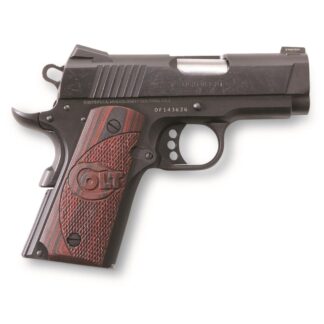 Colt Defender, Semi-auto, .45 ACP, 3" Barrel, 7+1 Rounds, Blued/Black, Blemished