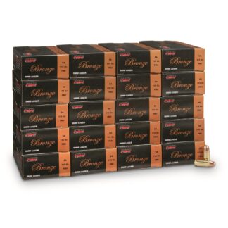 PMC Bronze, 9mm, FMJ, 115 Grain, 1,000 Rounds
