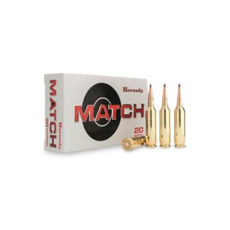 Hornady ELD Match, 25 Creedmoor, AMP, 134 Grain, 20 Rounds