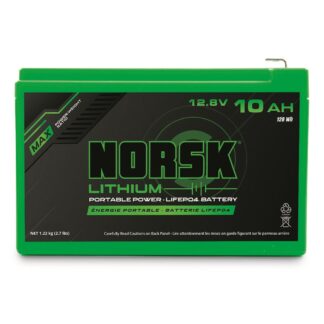 Norsk 12.8V 10Ah Lithium Battery with Charger