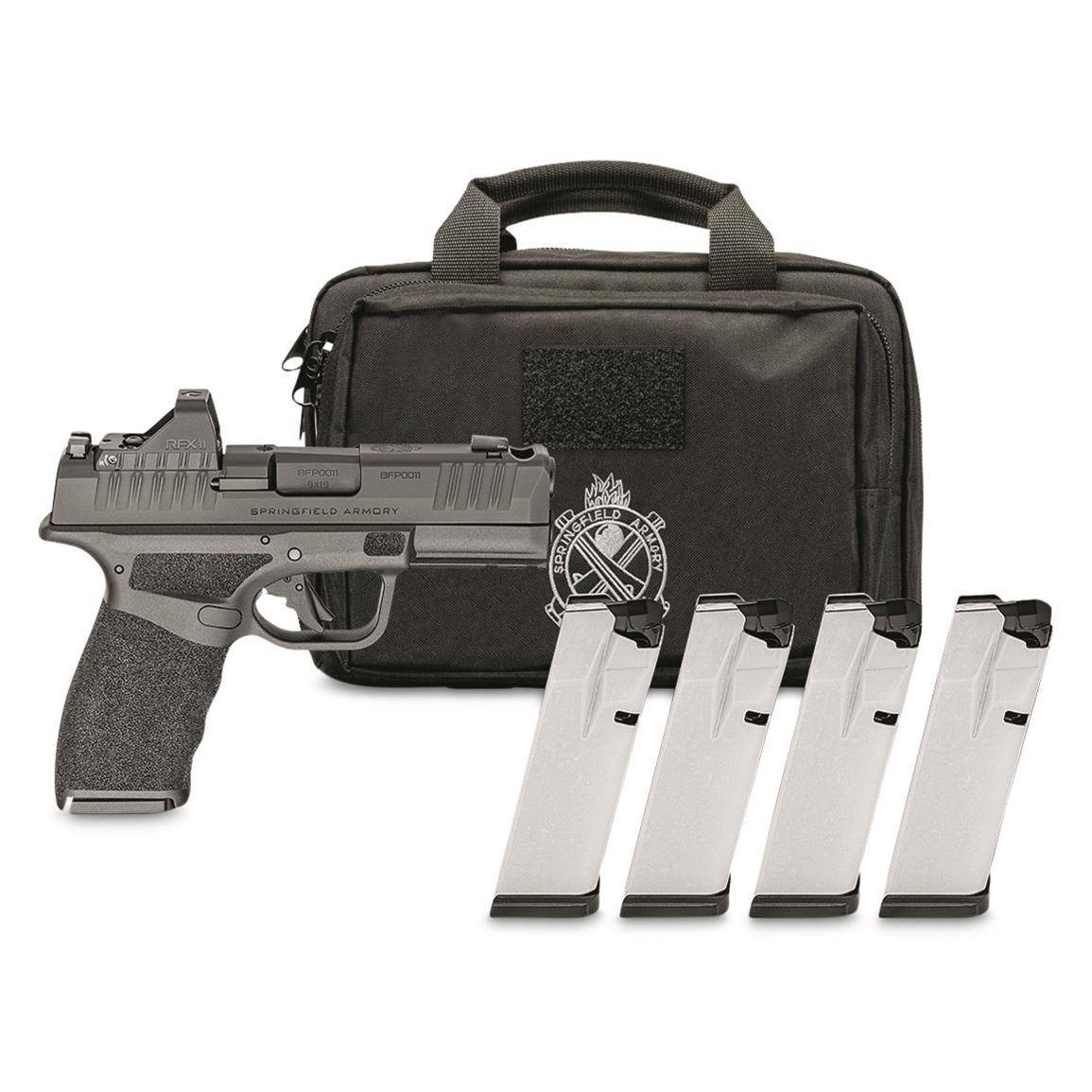 Springfield Armory Hellcat Pro Comp OSP Gear Pac, Semi-auto, 9mm, 3.7" barrel, 15+1 / 17 Rounds