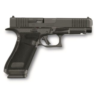 Glock 17 Gen6 9mm, 4.49" Barrel, Flat Trigger, Front Serrations, 17+1 Rounds