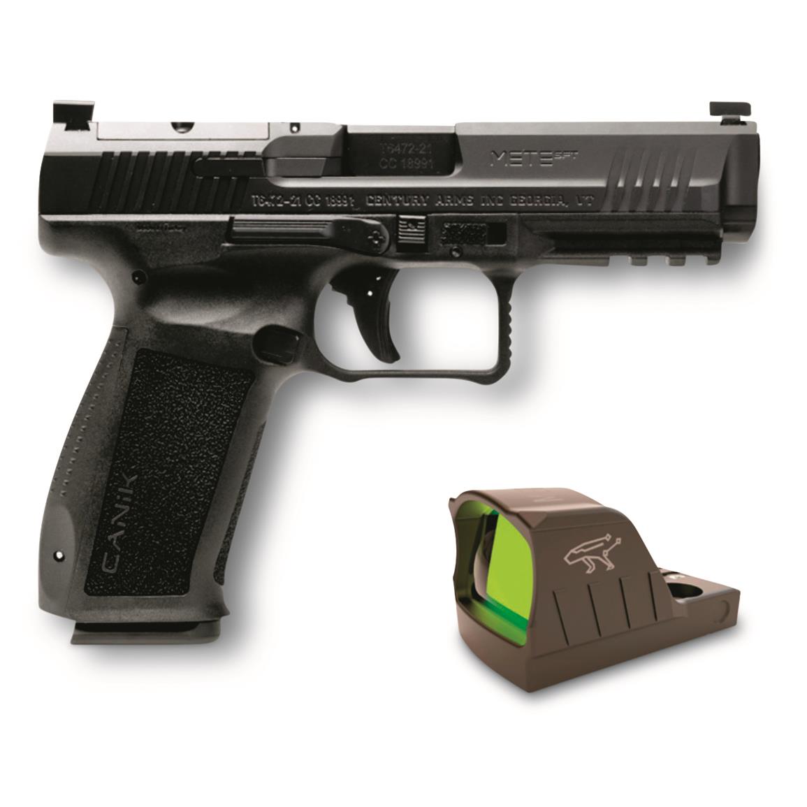 Canik Mete SFT One Series, Semi-auto, 9mm, 4.46" Barrel, 18+1 Rounds, Mecanik MO1 Optic