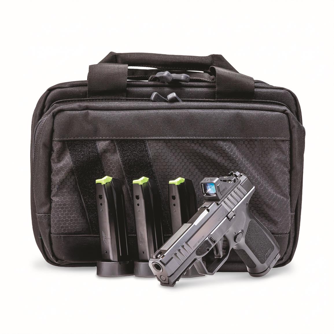 Rost Martin RM1C Bundle, Semi-Auto, 9mm Luger, 4" Barrel, Viridian RFX-11 Green Dot, 17+1 Rounds