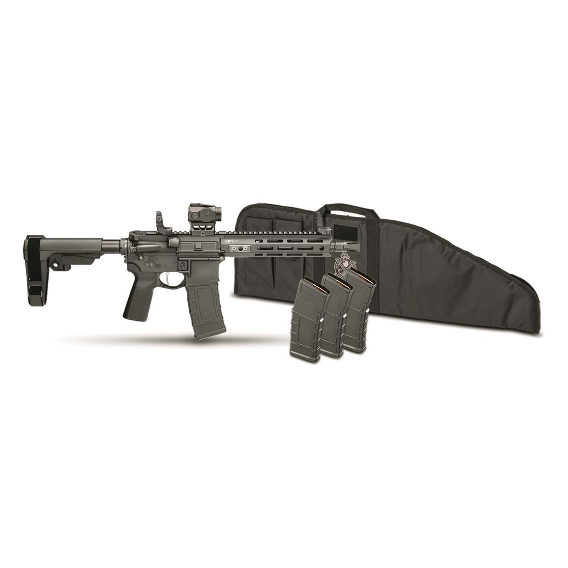 Springfield SAINT® Victor .300 BLK 9.5" AR-15 Pistol Gear Pac, Semi-Auto, .300 Blackout, 9.5" Barrel, 30+1 Rounds