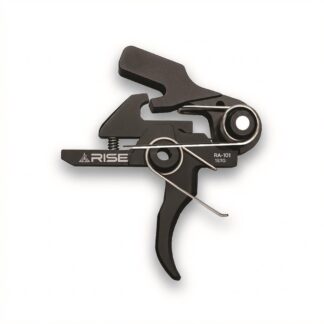 RISE Armament RA-101 Single-Stage Trigger, AR-15/AR-10, Milspec Pins, Curved Blade