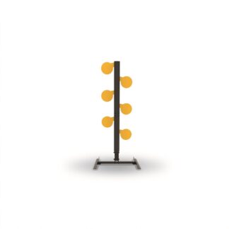 Caldwell AR500 Dueling Tree, Six 6" Diameter Targets, 3/8" Rifle-Rated Steel
