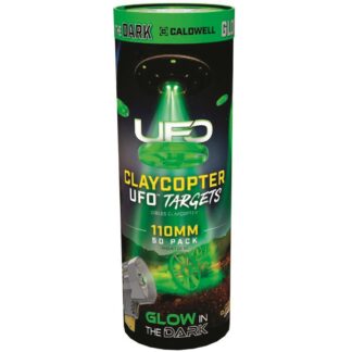 Caldwell ClayCopter UFO 110mm Glowing Targets, 50 Pack