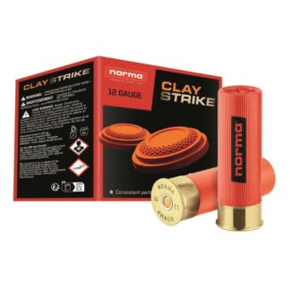 Norma Claystrike, 12 Gauge, 2 3/4" Shell, #7 1/2 & 8 Shot, 1 1/8 oz, 25 Rounds